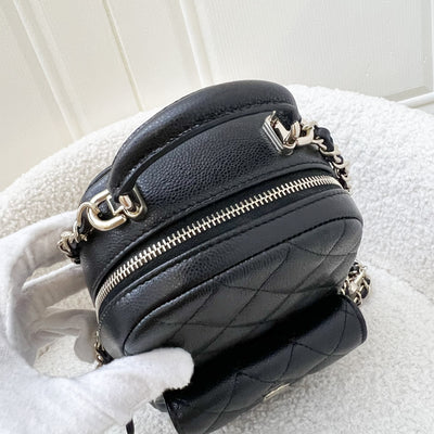 Chanel 24C Backpack in Black Caviar and GHW