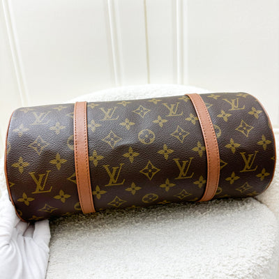 LV Vintage Papillon 30 Top Handle Bag in Monogram Canvas and GHW