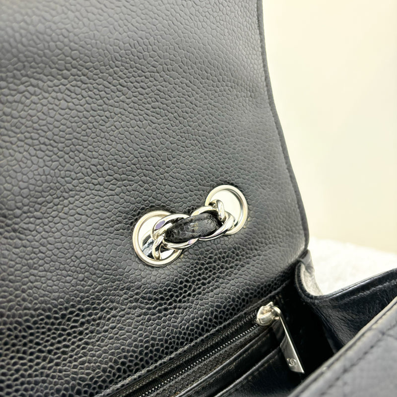 Chanel Jumbo Classic Flap SF in Black Caviar and SHW