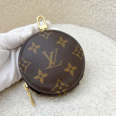 LV Neverfull BB in Monogram Canvas and Beige Patterned Strap