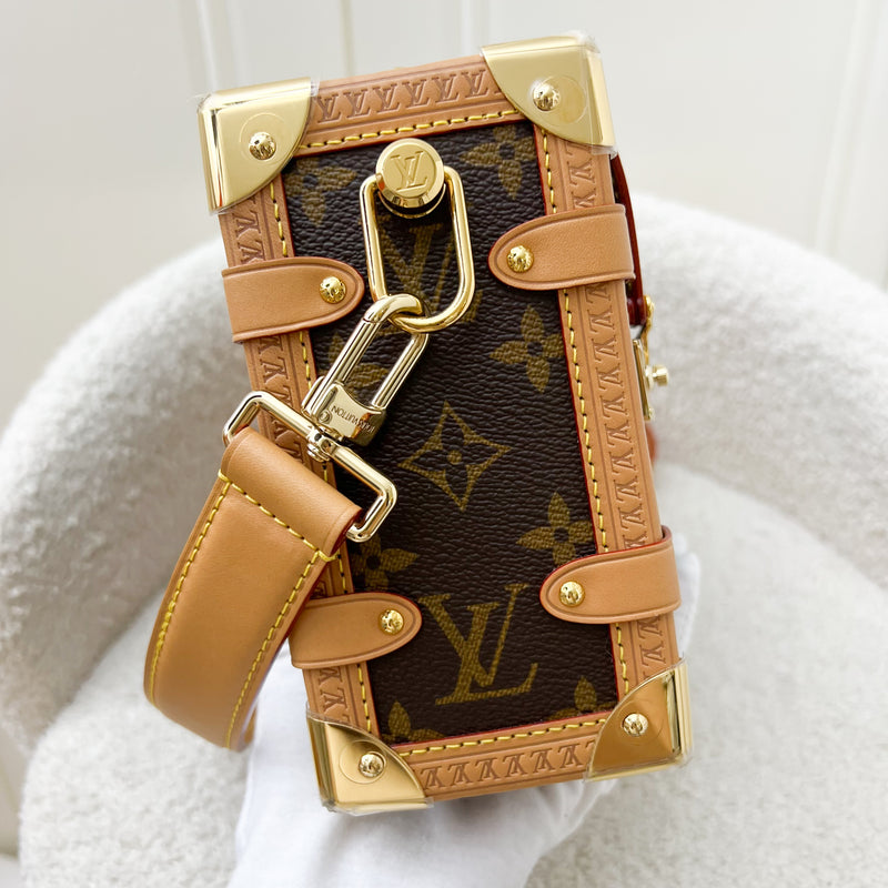 LV Side Trunk MM Bag in Monogram Canvas and GHW