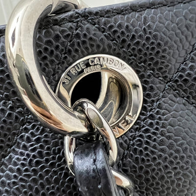 Chanel Grand Shopping Tote GST in Black Caviar and SHW