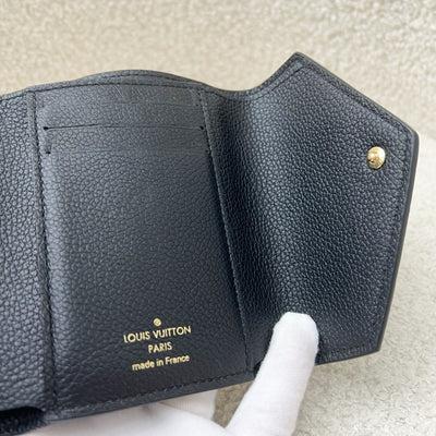 LV Victorine Wallet in Black Empreinte Leather and GHW