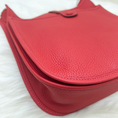 Hermes Evelyne 29 PM in Vermillion Clemence Leather and PHW