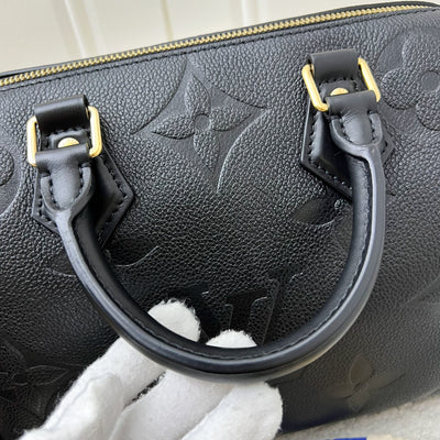 LV Speedy Bandouliere 25 in Black Giant Monogram Empreinte Leather and GHW