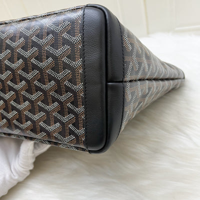 Goyard Artois PM Tote in Black Signature Goyardine Canvas