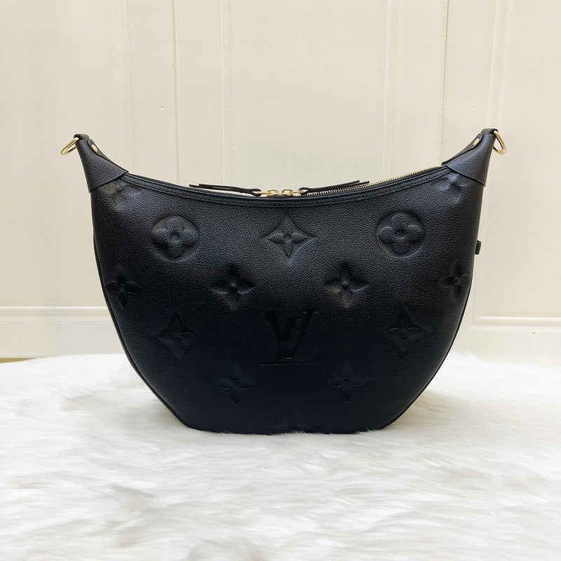 LV Loop Hobo in Black Noir Empreinte Leather and GHW (With Detachable Pouch)