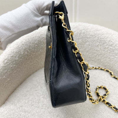 Chanel Vintage 31 Bag in Black Lambskin and 24K GHW