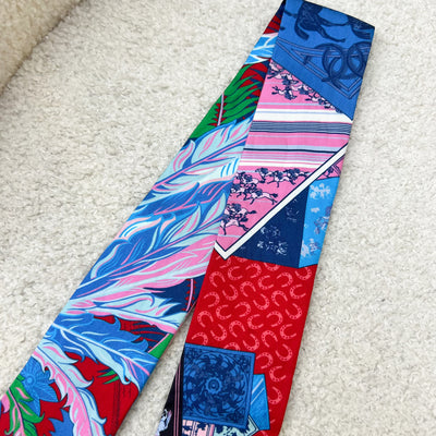 Hermes Twilly in Red / Blue / Pink 100% Silk