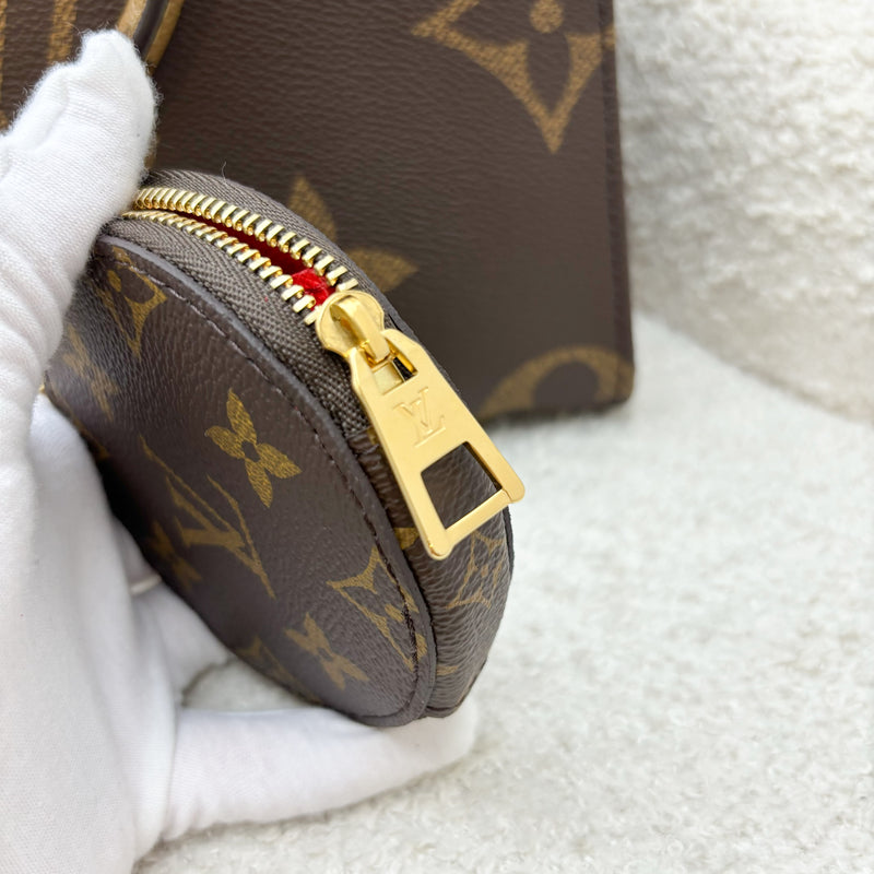 LV Onthego PM in Monogram and Reverse Monogram Canvas and GHW