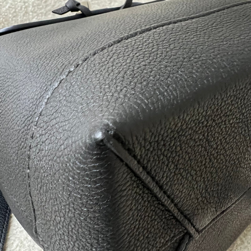 Louis Vuitton LV Lockme Backpack in Black Grained Calfskin and SHW