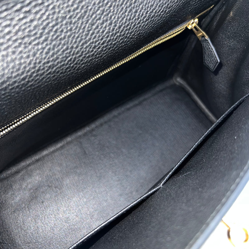 [Full Set, Local Receipt] Hermes Kelly 28 in Noir Black Togo Leather and GHW