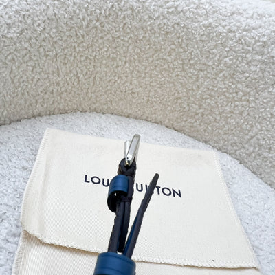 LV Luggage Tag in Navy / Brown / Blue Epi Leather and Monogram Canvas