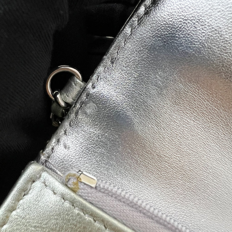 Chanel Classic Wallet on Chain WOC in 21K Iridescent Rainbow Calfskin and SHW