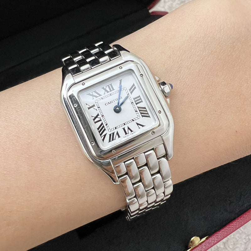 Cartier Panthere De Cartier Watch Small Model in Stainless Steel, Quartz Movement