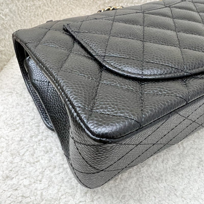 Chanel Small Classic Flap CF in Black Caviar and GHW