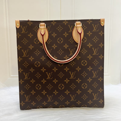 LV Sac Plat PM Monogram Canvas and GHW