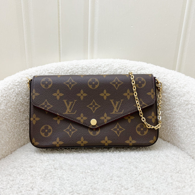 LV Felicie Pochette in Monogram Canvas and GHW