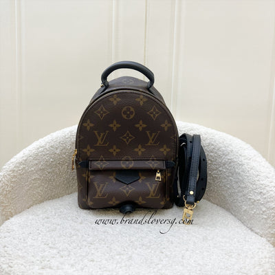 LV Palm Springs Mini Backpack in Monogram Canvas and GHW