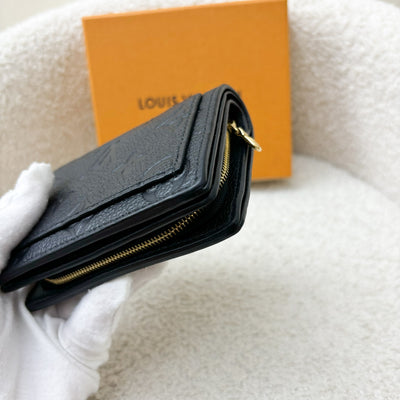 LV Clea Compact Wallet in in Black Monogram Empreinte Leather and GHW