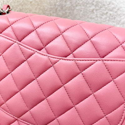 Chanel Medium Classic Flap CF in Pink Lambskin and SHW