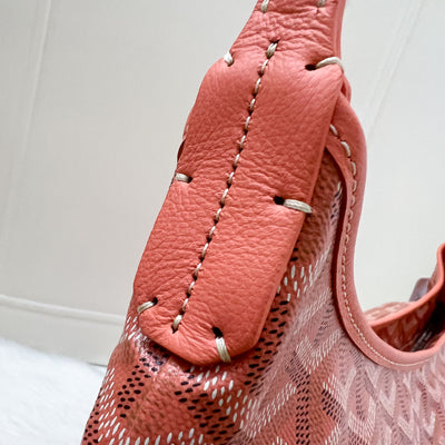 Goyard Boheme Hobo Bag in China Exclusive Limited Edition Coral Goyardine Canvas