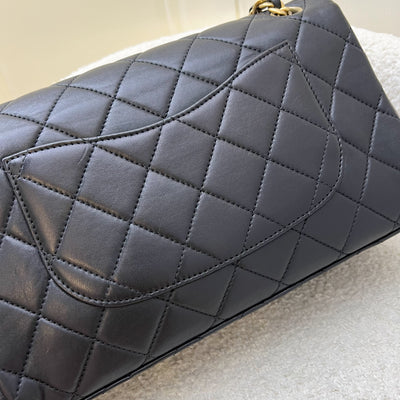 Chanel 23P Seasonal Flap Bag in Black Lambskin and AGHW