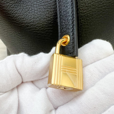 Hermes Picotin 22 in Noir Black Clemence Leather and GHW