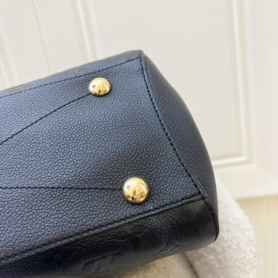 LV Montaigne MM in Black Empreinte Leather and GHW