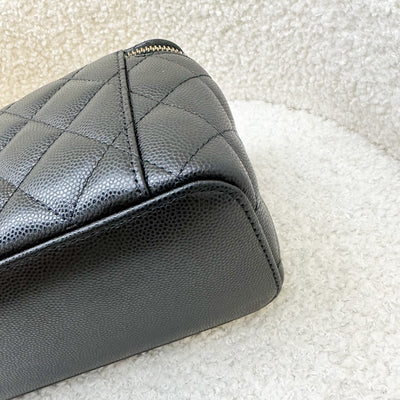 Chanel Classic Small Vanity in Black Caviar and LGHW