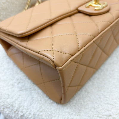 Chanel 23P Seasonal Flap Bag in Caramel Lambskin and AGHW