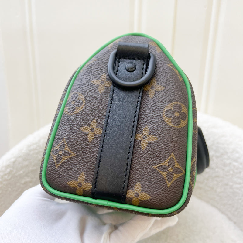 LV Macassar Keepall 25 in Monogram Canvas and Black HW