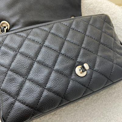 Chanel Easy Caviar Medium Flap Bag in Black Caviar and SHW