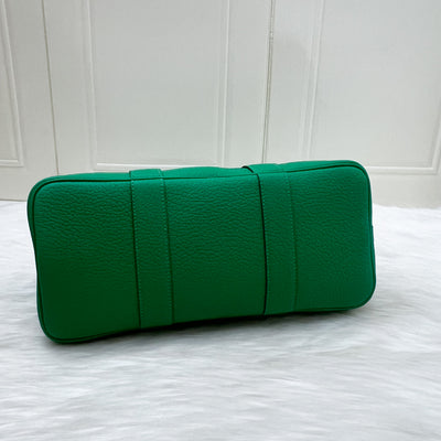 Hermes Garden Party 30 in Vert Veronese Canvas, Menthe Leather and PHW