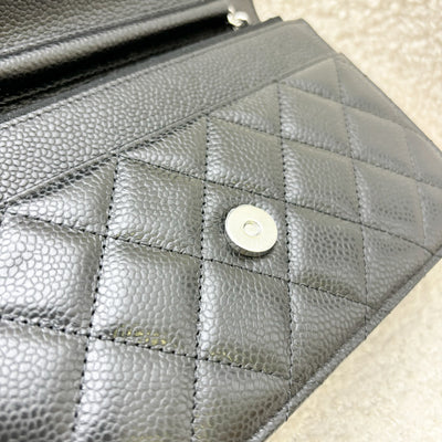 Chanel Classic Wallet on Chain in Black Caviar SHW