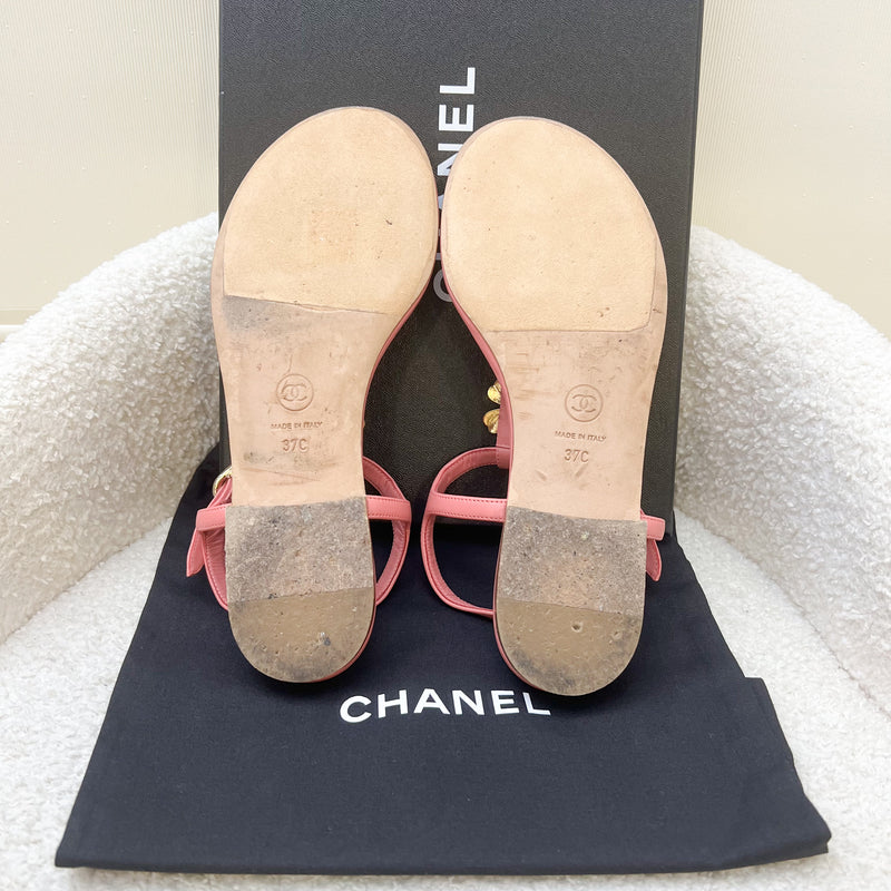 Chanel Pink Sandels in Size 37