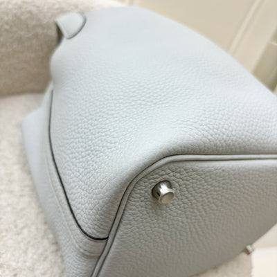 Hermes Picotin 18 in Bleu Pale Clemence Leather and PHW