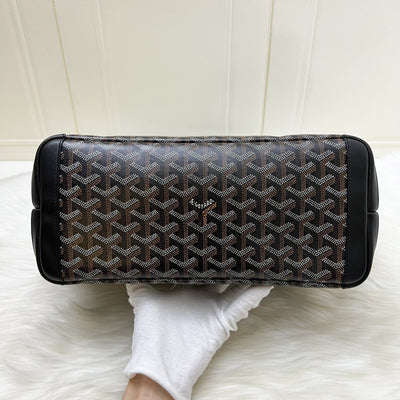 Goyard Artois PM Tote in Black Signature Goyardine Canvas