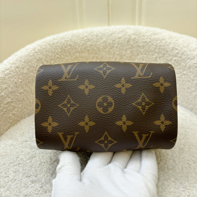 LV Nano Speedy in Monogram Canvas GHW (Non-detachable Strap Version)