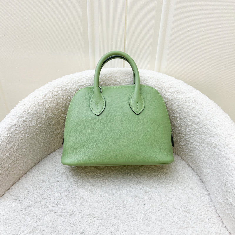 Hermes Mini Bolide in Vert Criquet Evercolor Leather and PHW