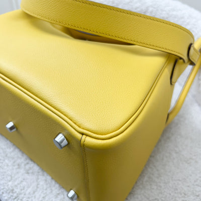 Hermes Lindy 26 in Sun Yellow Evercolor Leather and PHW