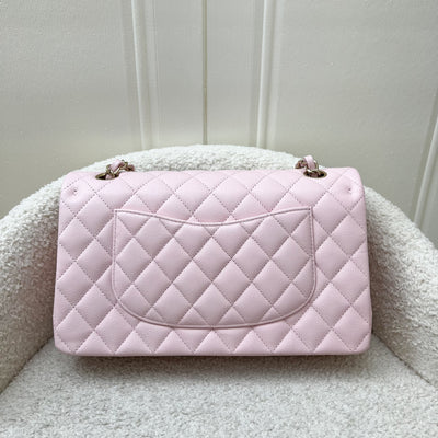 Chanel Medium Classic Flap CF in 22S Light Pink Caviar and LGHW