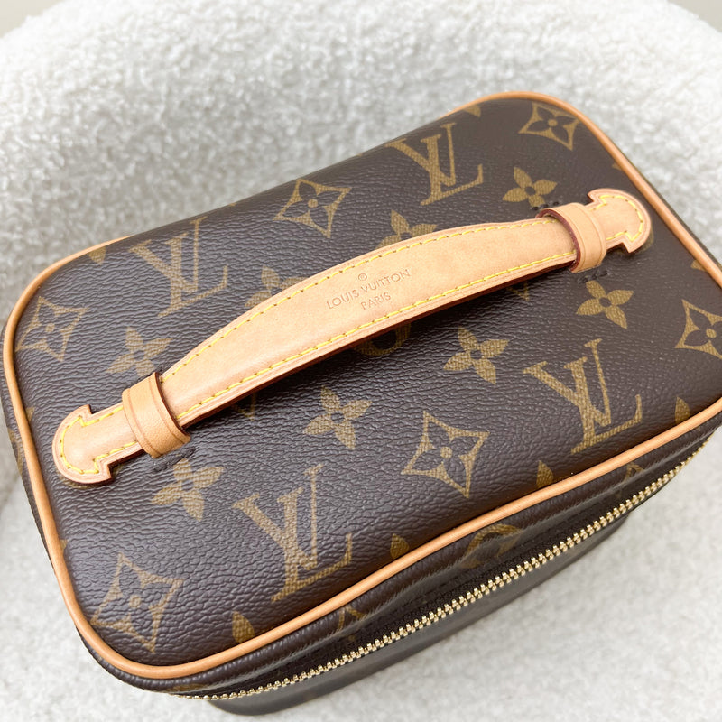 LV Nice Mini Toiletry Pouch in Monogram Canvas GHW