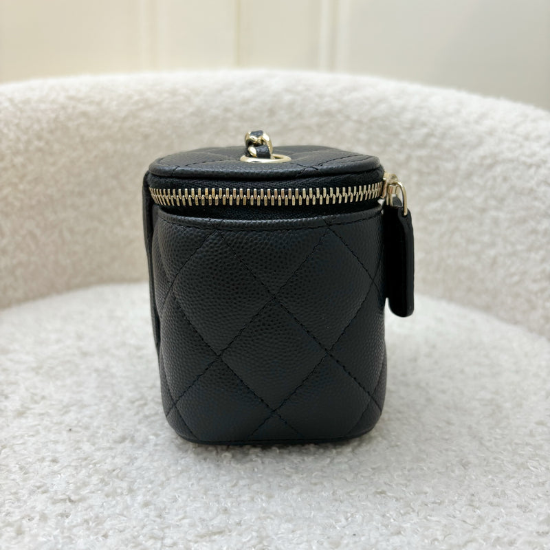 Chanel Mini Vanity in Black Caviar and LGHW