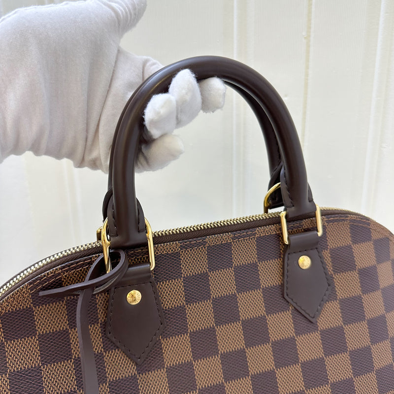 LV Alma PM in Damier Ebene Canvas and GHW