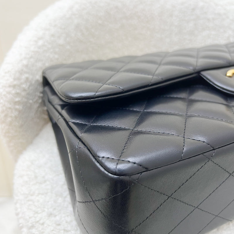 Chanel Jumbo Classic Double Flap CF in Black Lambskin and GHW