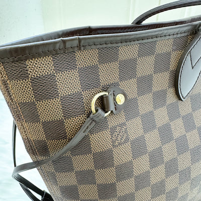 LV Neverfull MM in Damier Ebene Canvas (Older model without attached pouch)