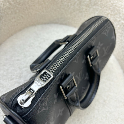 LV Keepall XS in Eclipse Reverse Monogram Canvas and Gunmetal HW