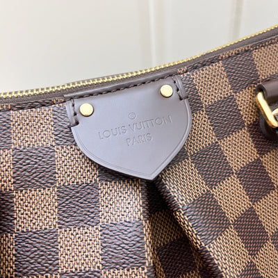 LV Siena GM Bag in Damier Ebene Canvas and GHW