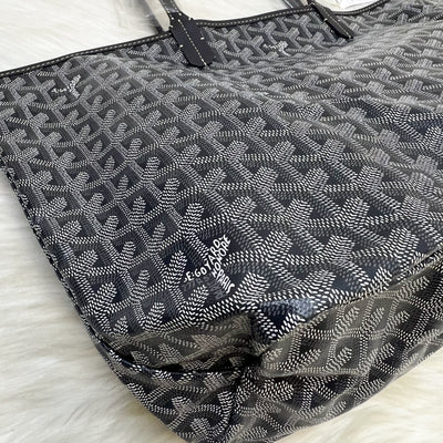 Goyard Saint Louis PM Tote in Gris Grey Goyardine Canvas